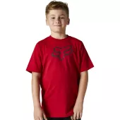 Dziecięca koszulka Fox Youth Legacy Ss Tee - Flame Red