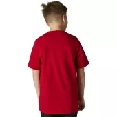 Dziecięca koszulka Fox Youth Legacy Ss Tee - Flame Red