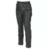 Spodnie skórzane Nazran Jeans Chopper czarne