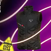 Macna Cloud Black Electrically heated vest