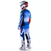 Spodnie motocrossowe Alpinestars Racer Semi niebieski/gorący pomarańczowy