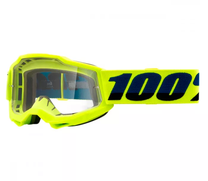 Dziecięce gogle motocrossowe 100% Accuri 2 żółte fluo