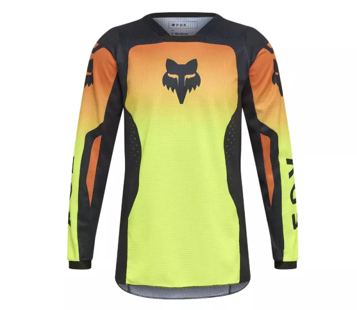 Koszulka dziecięca Fox 180 Shield Jersey Fluorescent Yellow