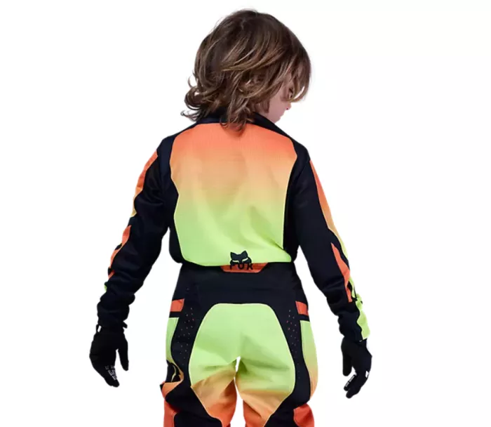 Koszulka dziecięca Fox 180 Shield Jersey Fluorescent Yellow