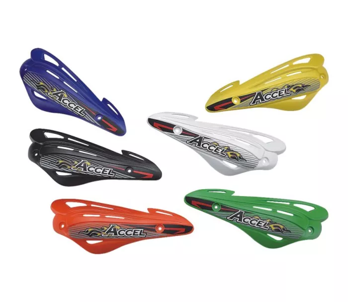 Accel HGS black/SD10 yellow Handguard Shields