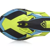 Kask motocyklowy motocrossowy Acerbis X-Track niebiesko-żółty kask