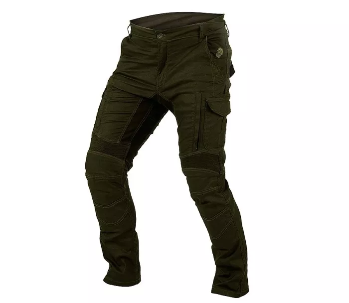 Jeansy Kevlar do motocykla Trilobite Acid Scrambler khaki 2.0 rozmiar 44