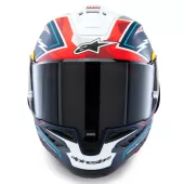 Kask motocyklowy Alpinestars Supertech R10 Pedro Acosta Le blue/red/white matt