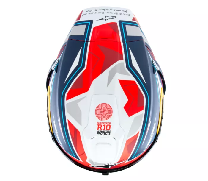 Kask motocyklowy Alpinestars Supertech R10 Pedro Acosta Le blue/red/white matt