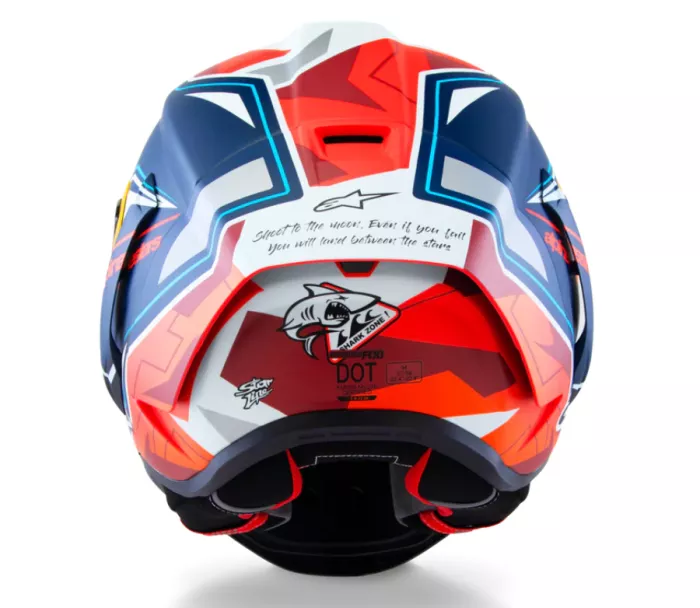 Kask motocyklowy Alpinestars Supertech R10 Pedro Acosta Le blue/red/white matt
