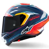 Kask motocyklowy Alpinestars Supertech R10 Pedro Acosta Le blue/red/white matt