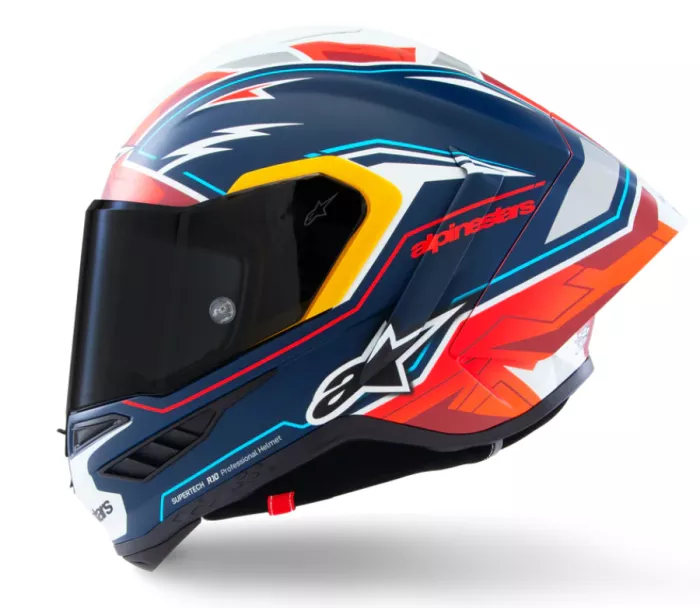 Kask motocyklowy Alpinestars Supertech R10 Pedro Acosta Le blue/red/white matt