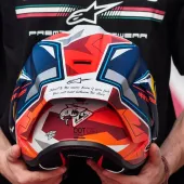 Kask motocyklowy Alpinestars Supertech R10 Pedro Acosta Le blue/red/white matt