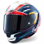 Kask motocyklowy Alpinestars Supertech R10 Pedro Acosta Le blue/red/white matt