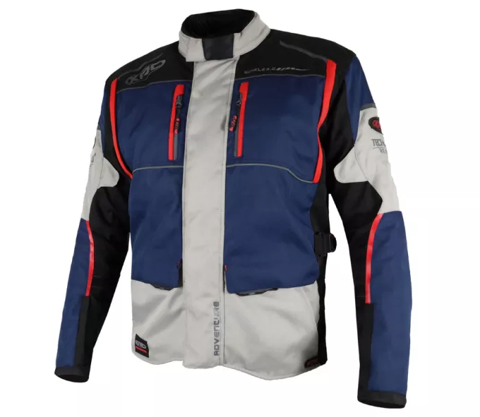 Kurtka motocyklowa XRC Winkle 2.0 WTP men adventure grey/black/blue/red