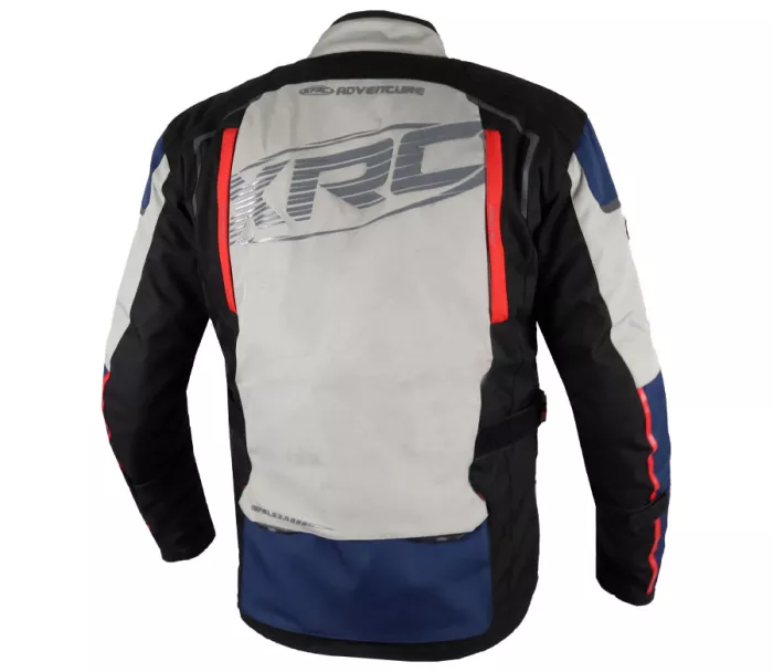 Kurtka motocyklowa XRC Winkle 2.0 WTP men adventure grey/black/blue/red