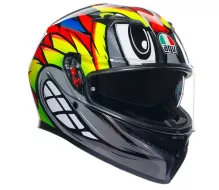 Kask motocyklowy AGV 2118381001 012 K3 E2206 MPLK BIRDY 2.0 GREY/YELLOW/RED rozmiar XL