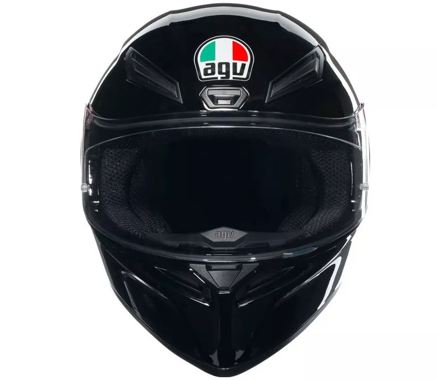 Kask motocyklowy AGV K1S CZARNY rozmiar XL | Bikers Crown