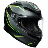 Kask integralny AGV K6 ECE MULTI MPLK FLASH GREY / BLACK / LIME