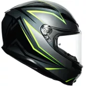 Kask integralny AGV K6 ECE MULTI MPLK FLASH GREY / BLACK / LIME