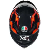 Kask motocyklowy AGV K1S KRIPTON CZARNY/POMARAŃCZOWY