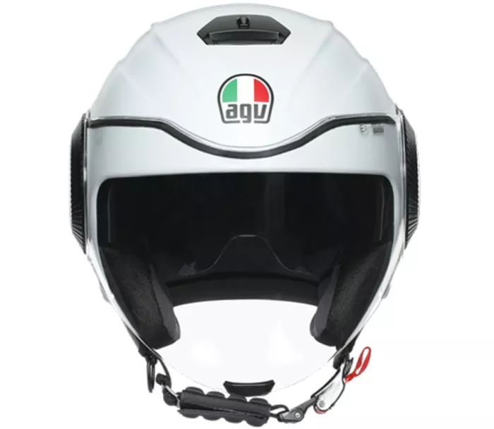 Kask motocyklowy AGV ORBYT E2205 MULTI MATT LIGHT GREY / EBONY / WH