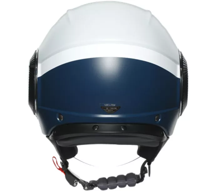 Kask motocyklowy AGV ORBYT E2205 MULTI MATT LIGHT GREY / EBONY / WH