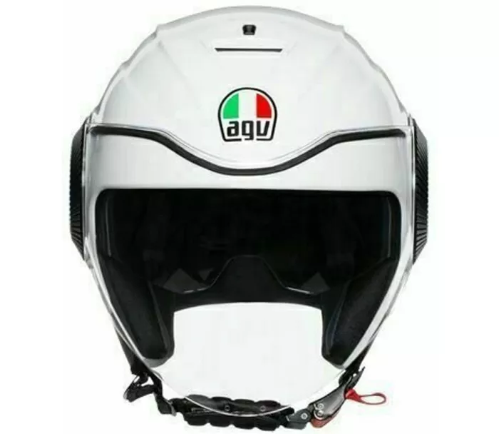 Kask motocyklowy AGV ORBYT E2205 SOLID PEARL BIAŁY rozmiar XS