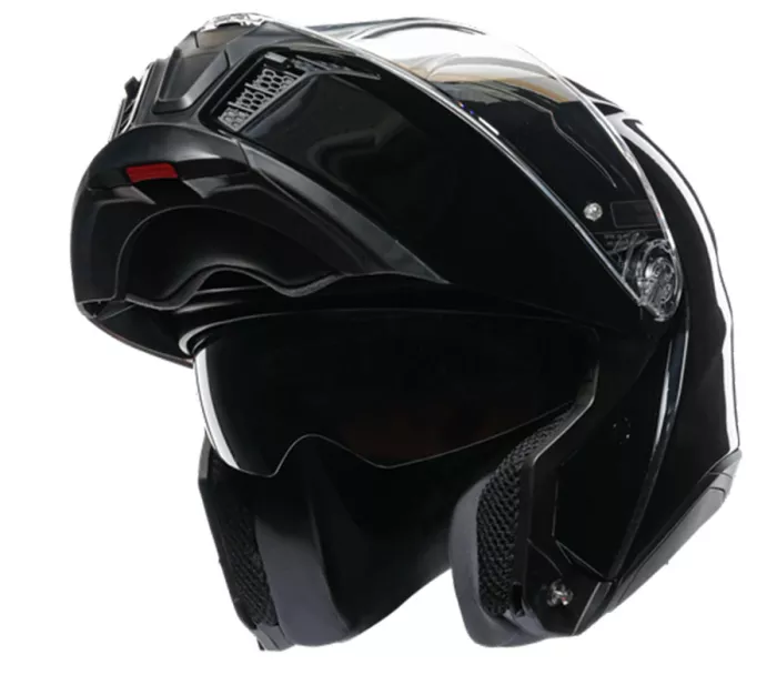 Kask motocyklowy AGV TOURMODULAR SOLID MPLK CZARNY