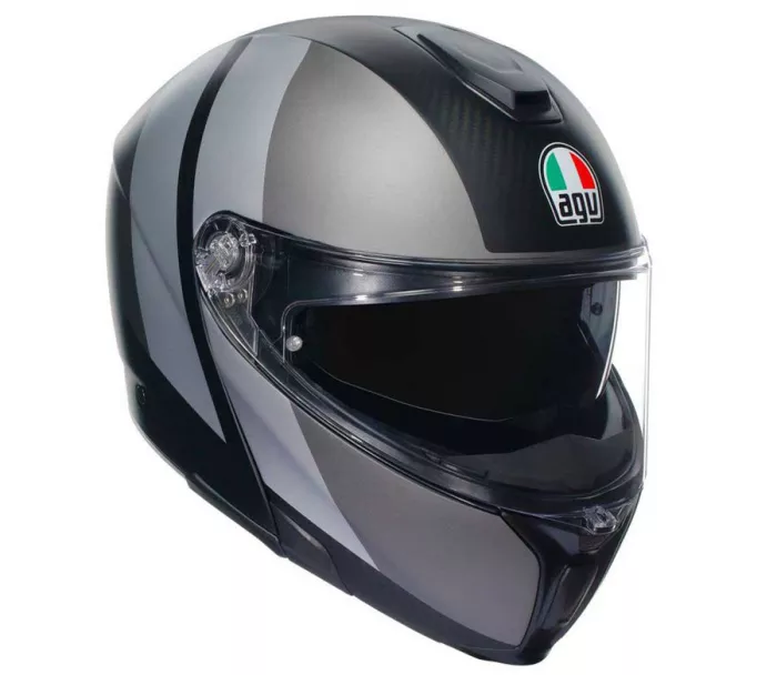 Kask motocyklowy AGV SPORTMODULAR MULTI MPLK OVERLAY MATT DOUBLE GREY