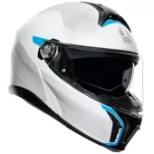 Kask motocyklowy AGV TOURMODULAR MULTI MPLK FREQUENCY LIGHT GREY / BLUE