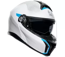 Kask motocyklowy AGV TOURMODULAR MULTI MPLK FREQUENCY LIGHT GREY / BLUE