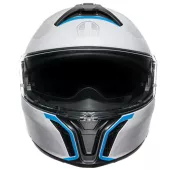 Kask motocyklowy AGV TOURMODULAR MULTI MPLK FREQUENCY LIGHT GREY / BLUE