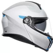Kask motocyklowy AGV TOURMODULAR MULTI MPLK FREQUENCY LIGHT GREY / BLUE
