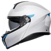 Kask motocyklowy AGV TOURMODULAR MULTI MPLK FREQUENCY LIGHT GREY / BLUE