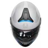 Kask motocyklowy AGV TOURMODULAR MULTI MPLK FREQUENCY LIGHT GREY / BLUE