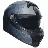 Kask motocyklowy AGV TOURMODULAR MULTI MPLK TEXTURE MATT BLACK/GREY