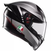 Kask motocyklowy AGV K1 S E2206 LAP MATT BLACK/GREY/RED