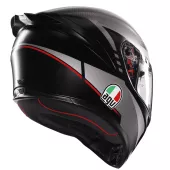 Kask motocyklowy AGV K1 S E2206 LAP MATT BLACK/GREY/RED