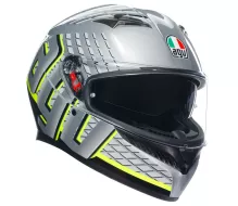 Kask motocyklowy AGV K3 E2206 MPLK FORTIFY GREY/BLACK/YELLOW FLUO