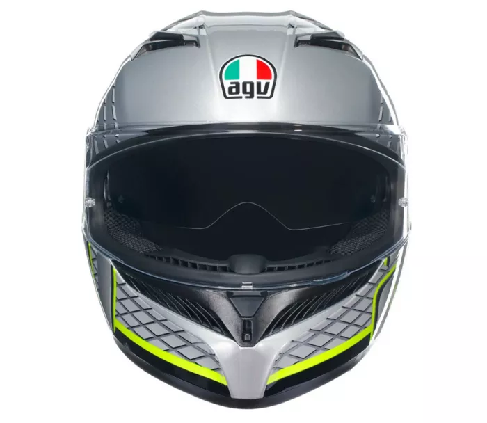 AGV K3 E2206 MPLK FORTIFY GREY/BLACK/YELLOW FLUO vel. 2XL