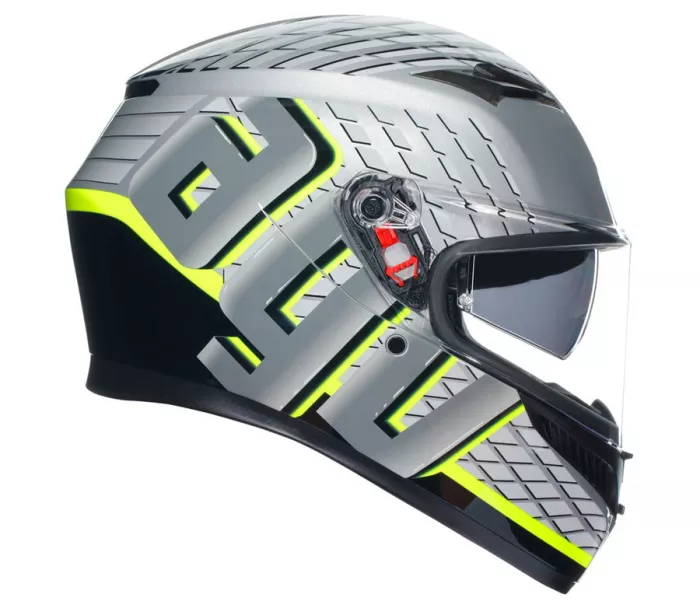 AGV K3 E2206 MPLK FORTIFY GREY/BLACK/YELLOW FLUO vel. 2XL