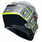 AGV K3 E2206 MPLK FORTIFY GREY/BLACK/YELLOW FLUO vel. 2XL