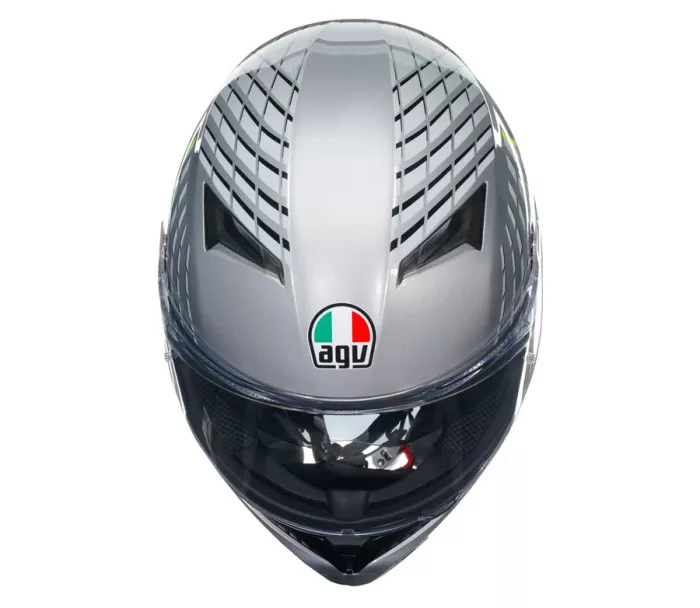 AGV K3 E2206 MPLK FORTIFY GREY/BLACK/YELLOW FLUO vel. 2XL