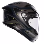 Kask motocyklowy AGV K6 S E2206 MPLK ENHANCE MATT GREY/YELLOW FLUO