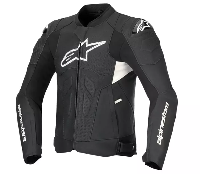Kurtka skórzana Alpinestars Dusk Airflow black/white