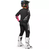 Damskie spodnie motocrossowe Alpinestars Stella Fluid spodnie czarno/różowe fluo