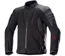 Kurtka motocyklowa Alpinestars Proton WP czarno/czarna w rozmiarze 2XL