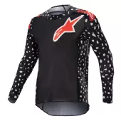 Dziecięca koszulka motocrossowa Alpinestars Youth Racer North czarno/czerwona rozmiar M