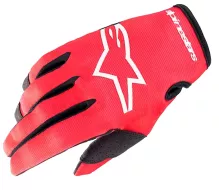 Rękawiczki motocrossowe Alpinestars Radar czerwono/białe rozmiar M